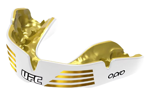 Unisex Opro White/Gold UFC Instant Custom Mouthguard