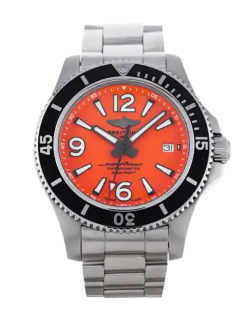 Breitling SuperOcean Automatic Orange Dial - 42mm, Steel (2019)