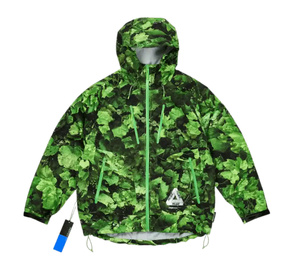 Palace Pertex 3L Armor Jacket - Leaf Print