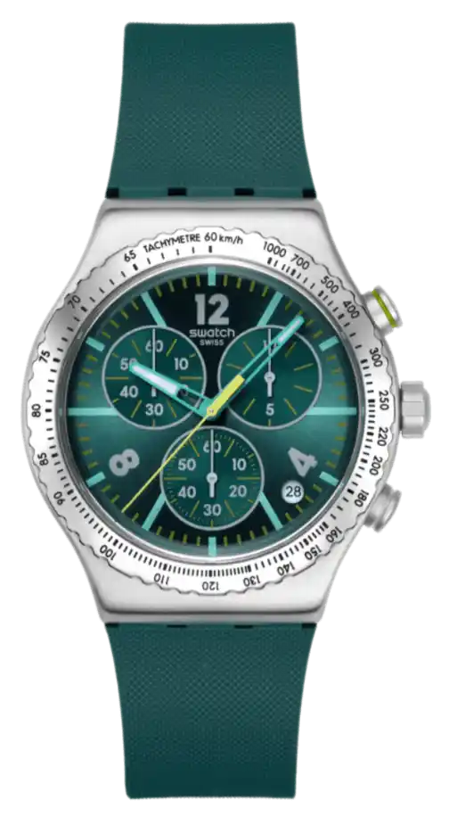 Swatch Greenshift Glow - 43mm, Steel