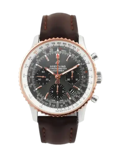 Breitling Navitimer 01 Grey Dial - 43mm, Steel and Rose Gold (2020)