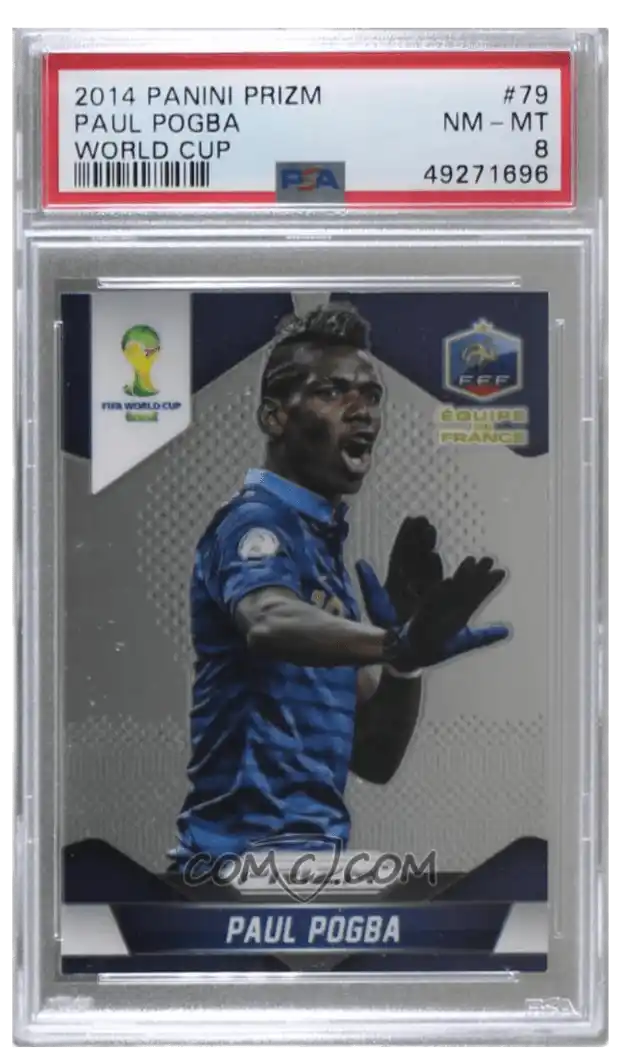 2014 Panini Prizm World Cup - #79 - Paul Pogba PSA 8