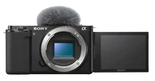 Sony Alpha ZV-E10 - APS-C Interchangeable Lens Vlog Camera 24MP, 4K/30p, Vlog style camera