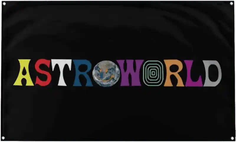Travis Scott Astroworld Flag