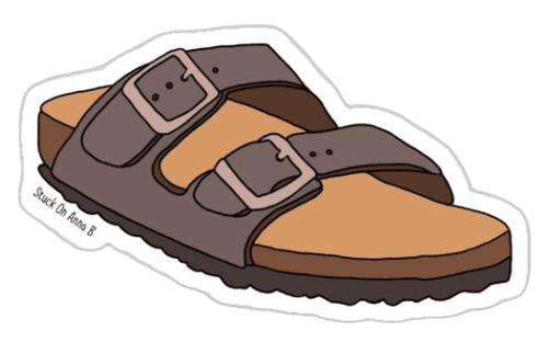 Birk Sandal Sticker
