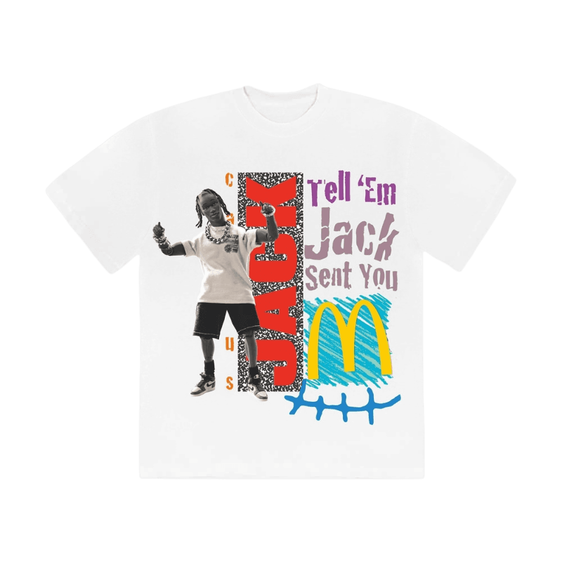 Travis Scott x McDonald's Jack Smile T-shirt - White