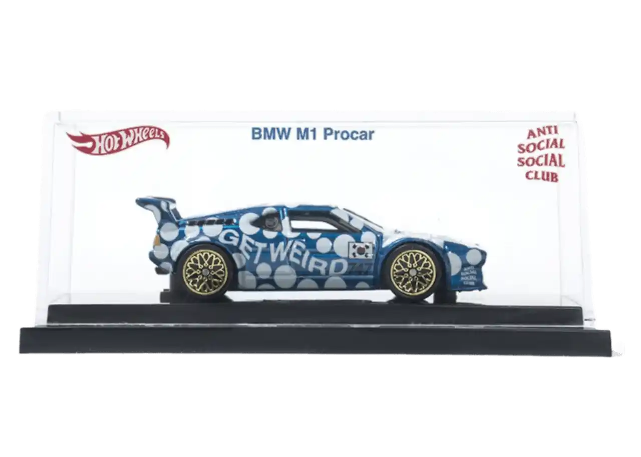 Anti Social Social Club x Hot Wheels BMW M1 Car