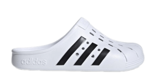 adidas Adilette Clog - White Black