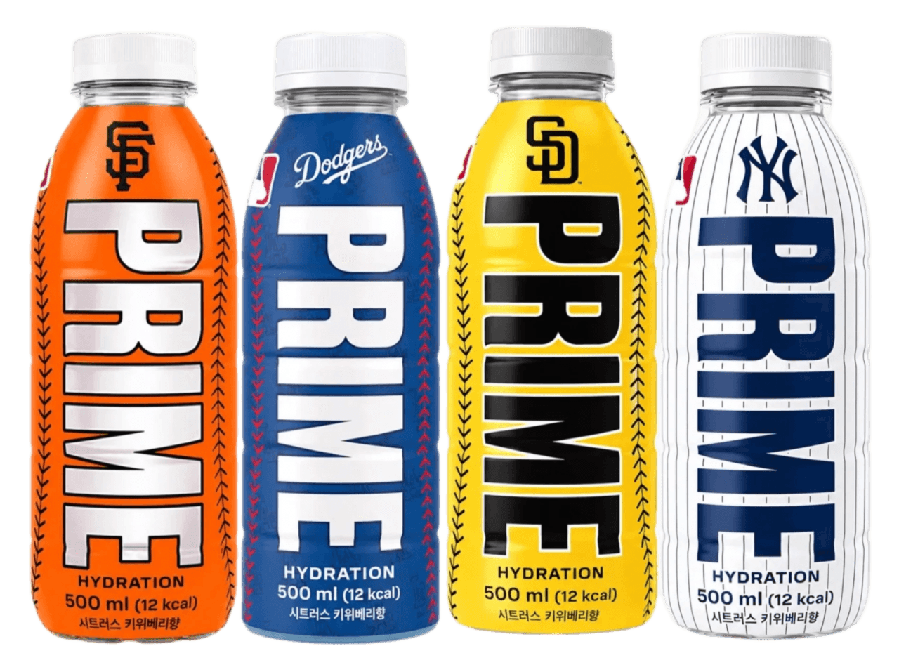 PRIME Hydration MLB Korea Bundle 4x 500ml
