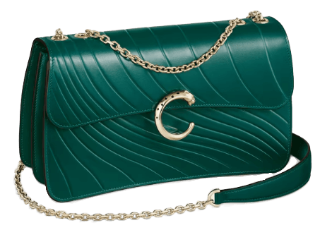 Chain Bag Small Model, Panthère De Cartier - Emerald