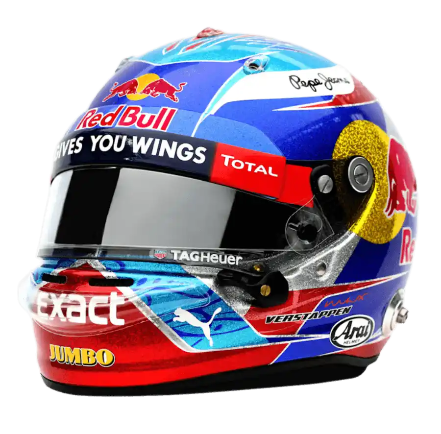1:2 Max Verstappen Spain GP 2016 Mini Helmet
