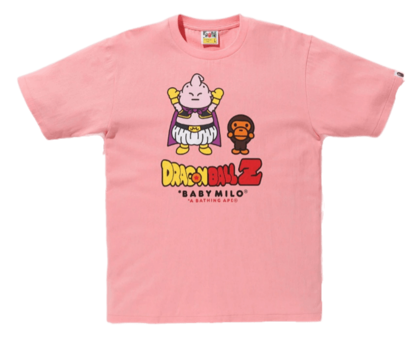 BAPE x Dragon Ball Z Majin Buu Baby Milo Tee - Pink