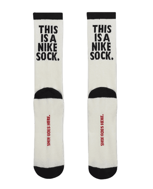 Nike Everyday Plus - "This Is A Nike Sock"