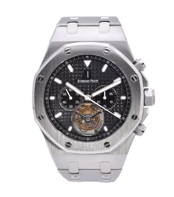 Audemars Piguet Royal Oak Black Dial - 44mm, Steel (2007)