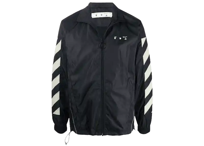 Off-White Polyamide Jacket Men's - Black