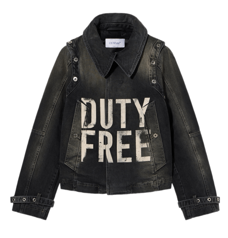 Off-White Duty Free Denim Jacket - Black