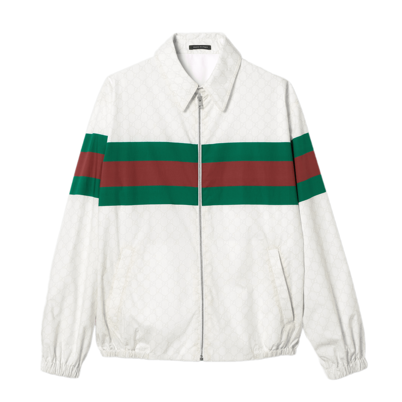 Gucci GG Print Cotton Jacket - White