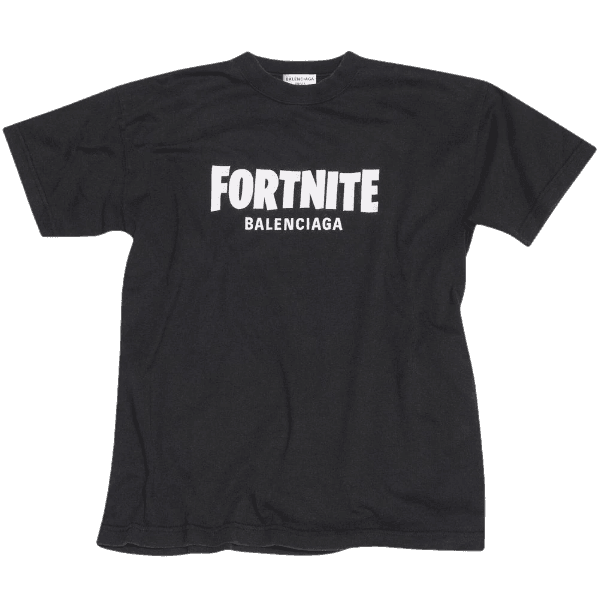 Balenciaga x FORTNITE©2021 Medium Fit (W) T-shirt - Black