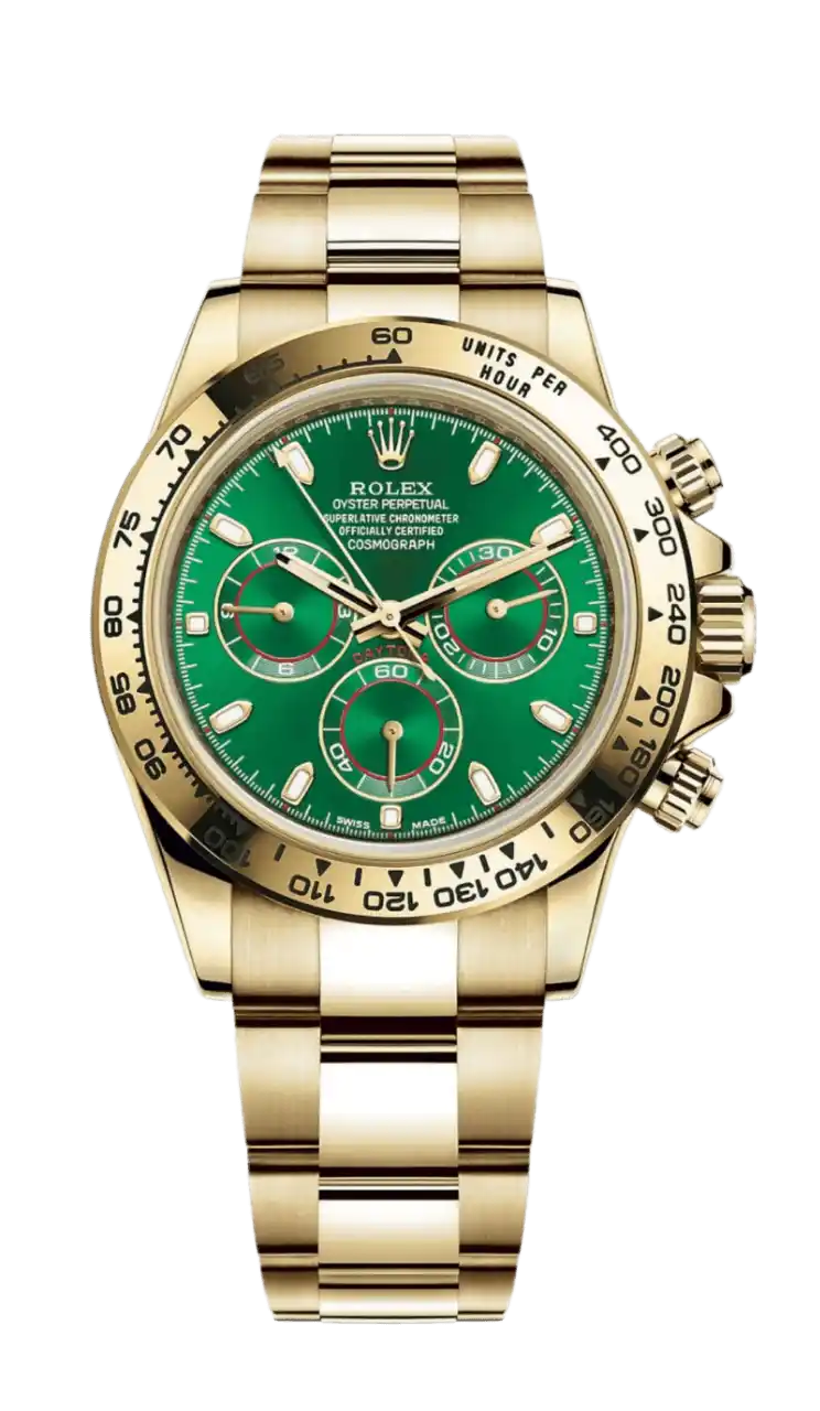 Rolex Daytona Green Dial - 40mm, Yellow Gold (2022)