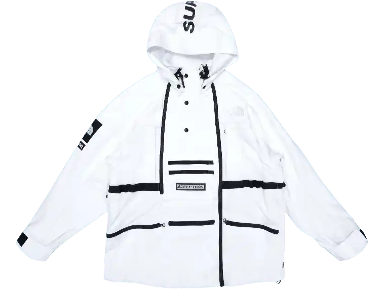 Supreme The North Face Steep Tech Hooded Jacket - White