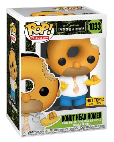 Funko Pop! Television The Simpsons Treehouse Of Horror Donut Head Homer Hot Topic Exclusive