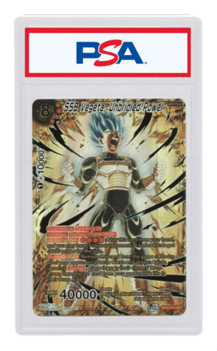 SSB Vegeta 2022 Dragon Ball Super TCG Realm of the Gods (God Rare)