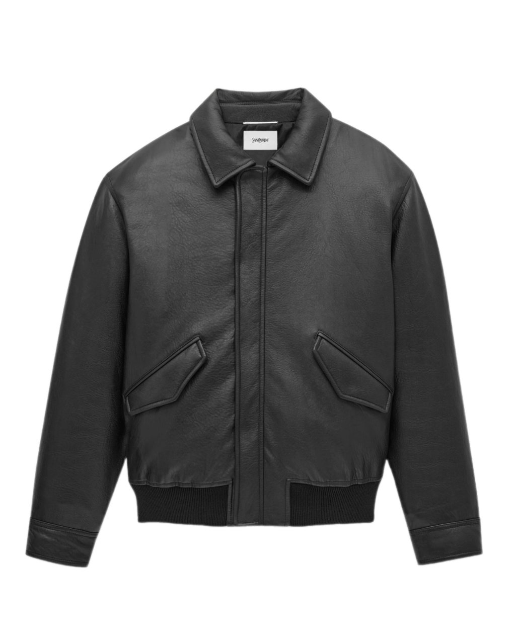 Saint Laurent Bomber Jacket In Gradient Lambskin