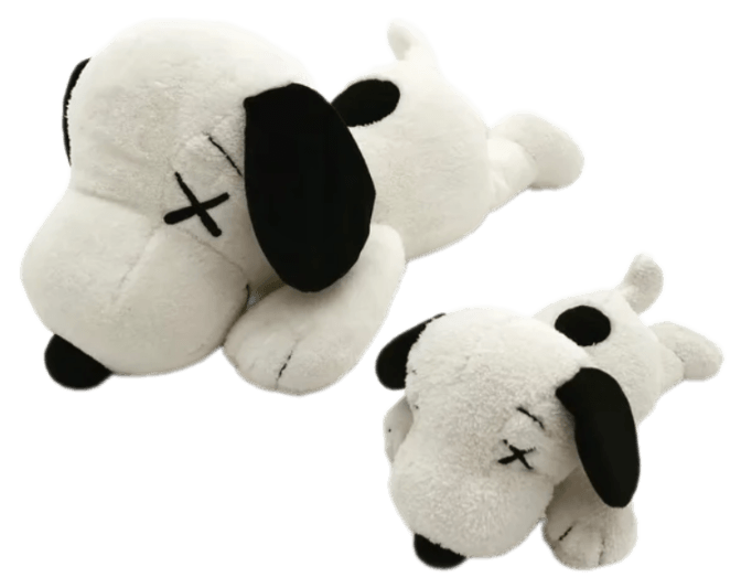 KAWS x Uniqlo x Peanuts Snoopy Plush Set (Small & Medium)