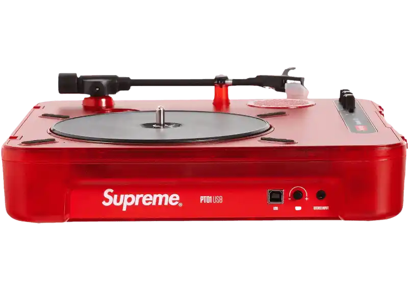 Supreme Numark PT01 Portable Turntable US Plug - Red