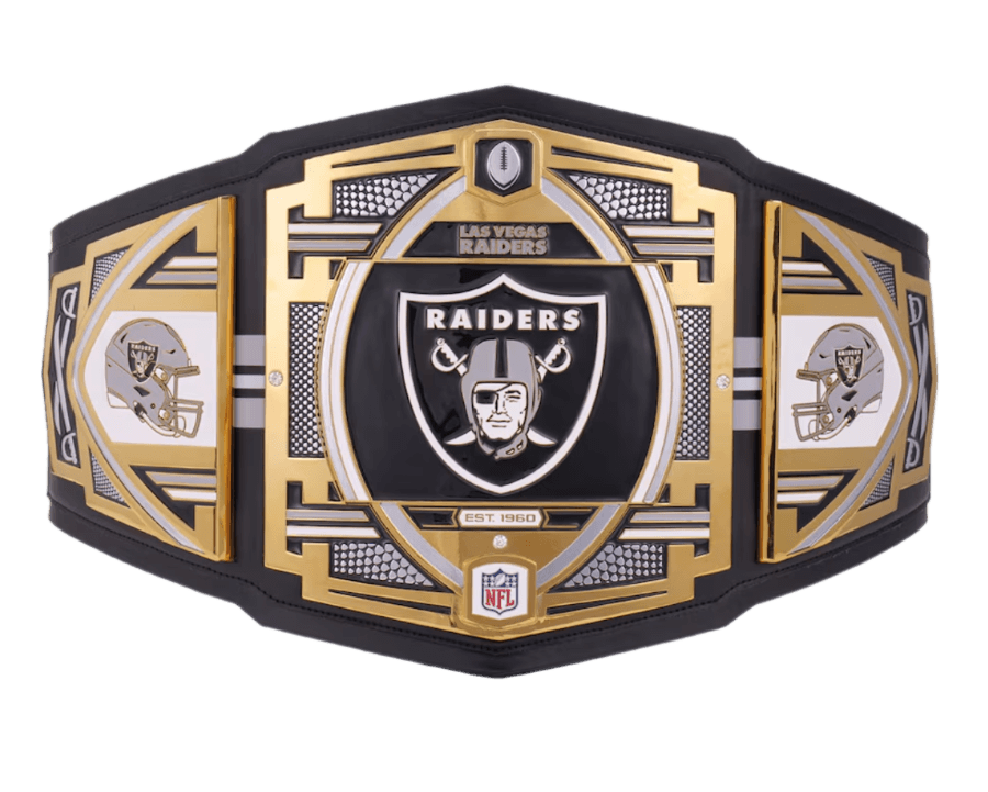 Las Vegas Raiders WWE Legacy Title Belt