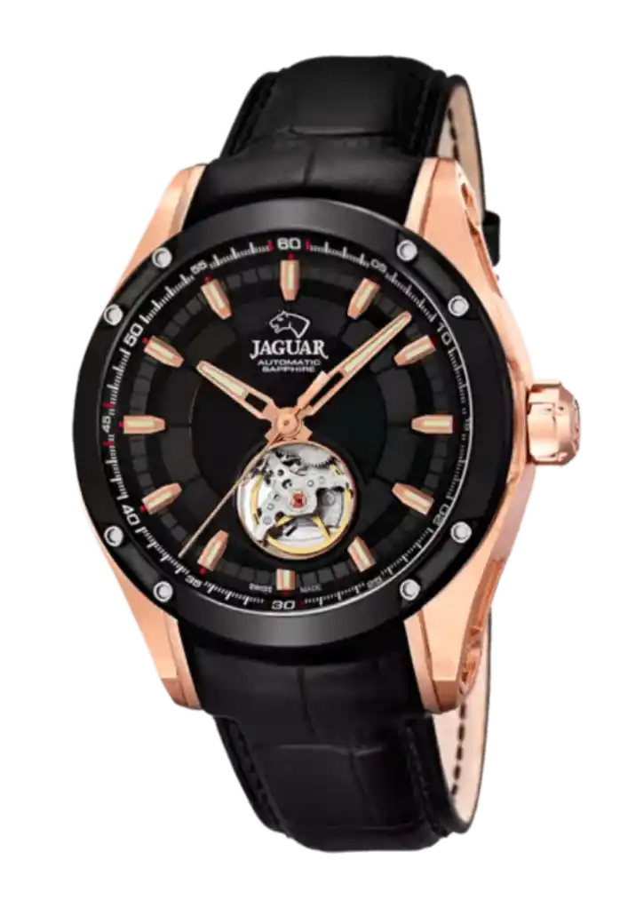 Jaguar Ouverture Black Dial - 45mm, Steel