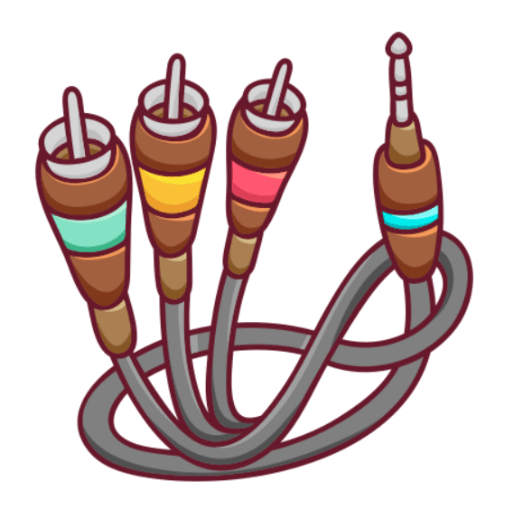 Auxiliary Cable Sticker