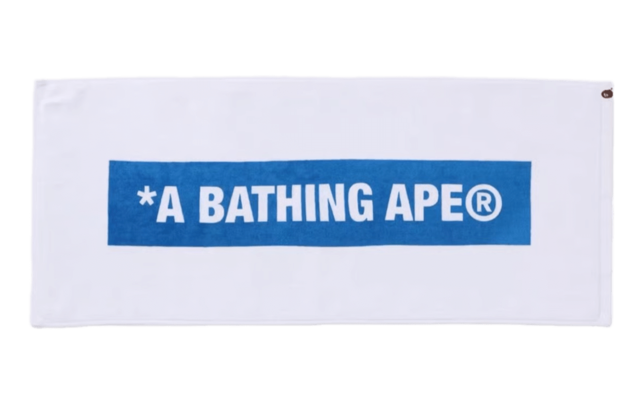 BAPE Men's Summer Premium Towel - White