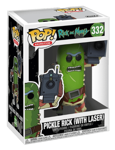 Funko Pop! Animation Rick and Morty Pickle Rick (with Laser) Figure 332
