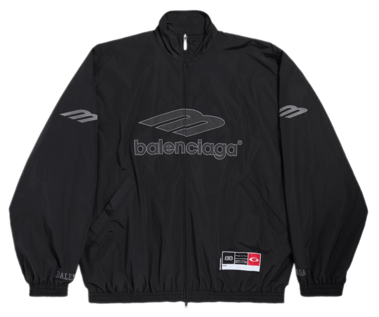 Balenciaga 3B Football Tracksuit Jacket - Black