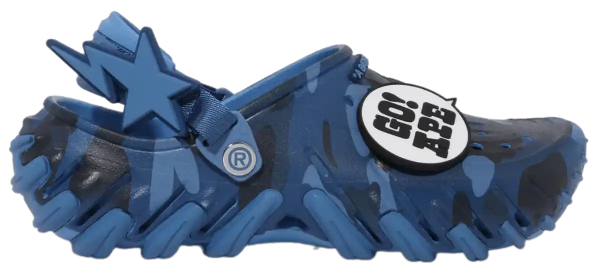 BAPE x Crocs Echo - Navy