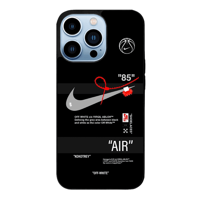 Generic Off-White iPhone 13 Black Case