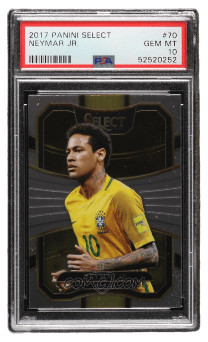 2017-18 Panini Select - #70 - Terrace - Neymar Jr PSA 10