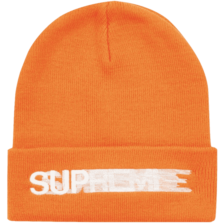 Supreme Motion Logo Beanie (SS23) - Orange