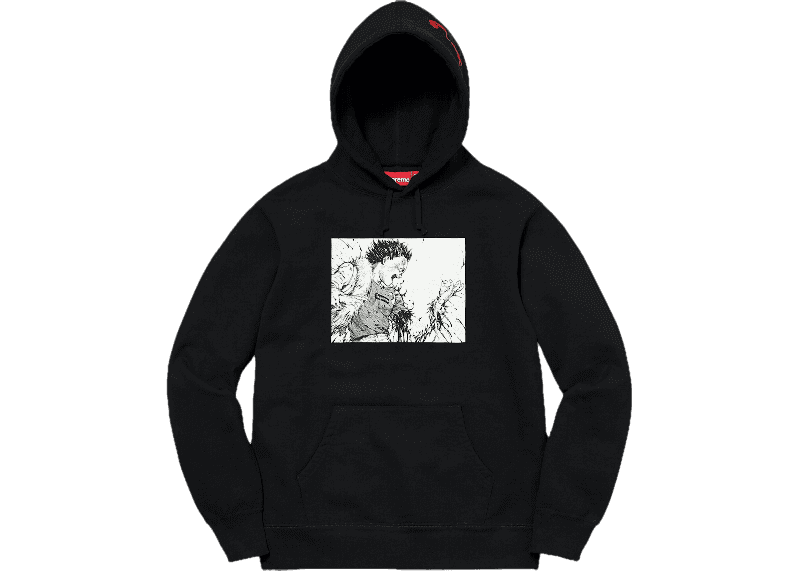 Supreme AKIRA Arm Hooded Sweatshirt - Black