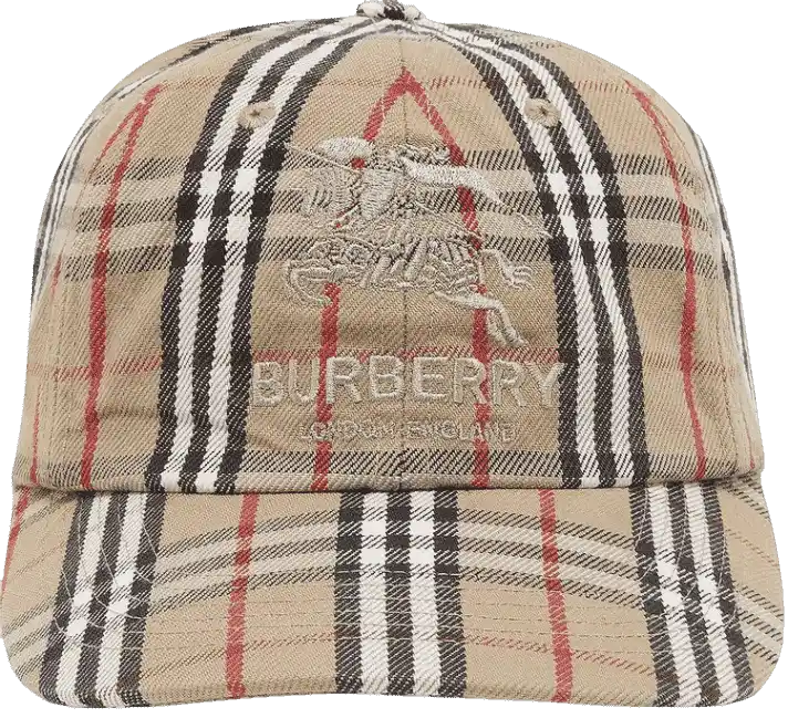 Supreme Burberry Denim 6-Panel - Beige