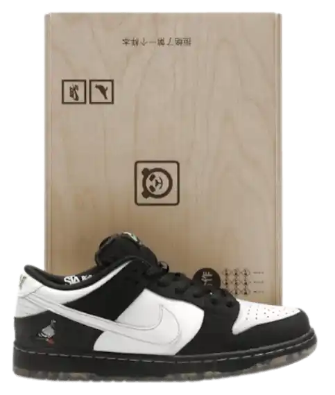 Nike SB Dunk Low Panda Pigeon (Special Box) (Engraved)