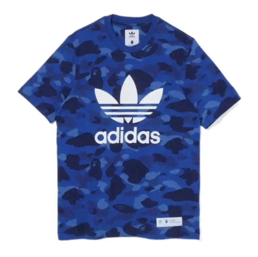 BAPE x adidas adicolor Tee - Blue
