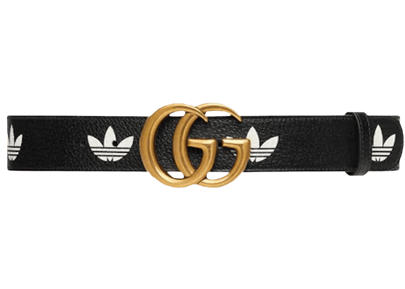 Gucci x adidas GG Marmont Belt - Black/White