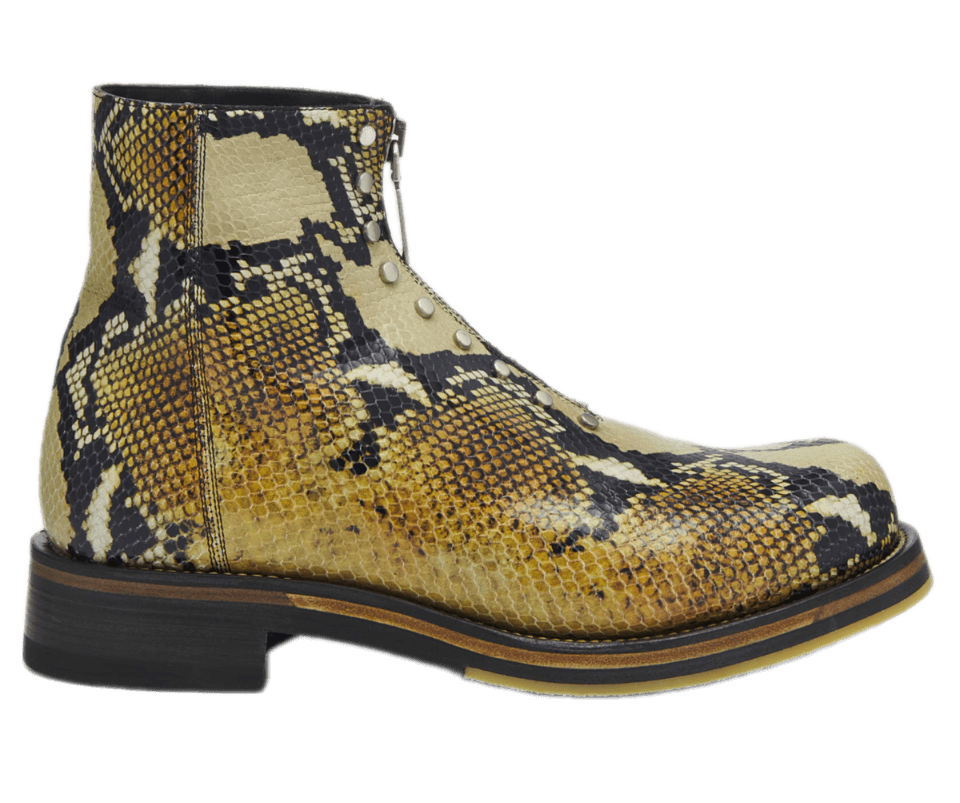 McQueen Maker Zip Boot - Natural