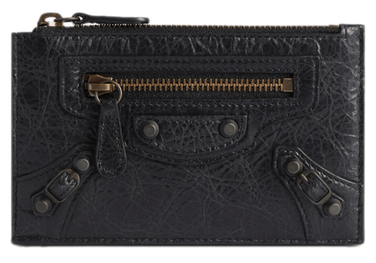 Balenciaga Le City Long Coin And Card Holder - Black