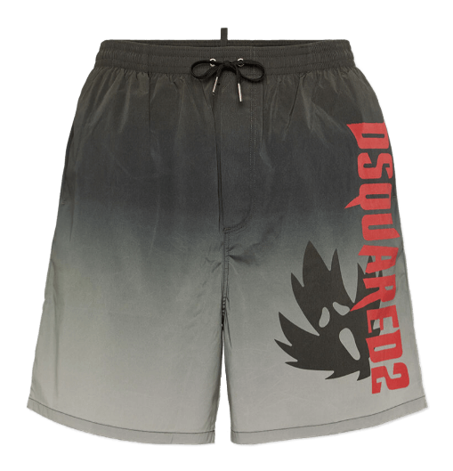 Dsquared2 Swim Boxer - Grey/Black
