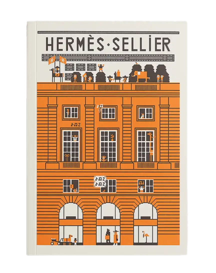Hermès Faubourg Blank Notebook