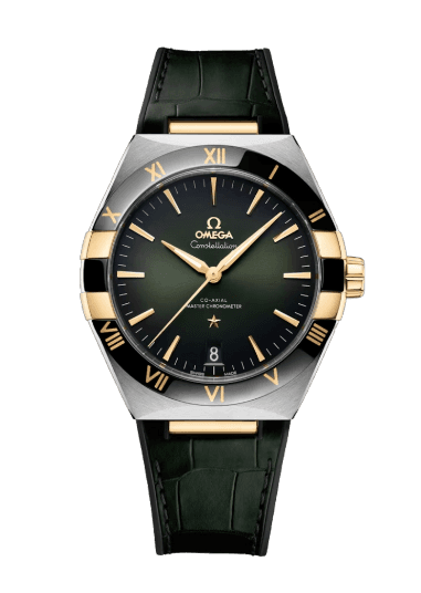 Omega Constellation - 41mm, Steel-Yellow Gold On Leather
