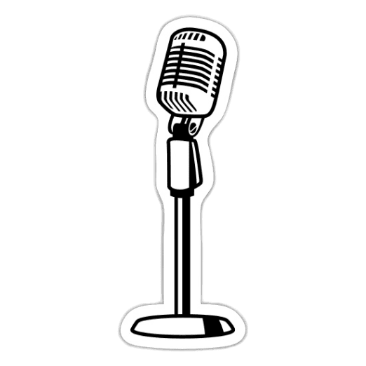 Microphone Sticker